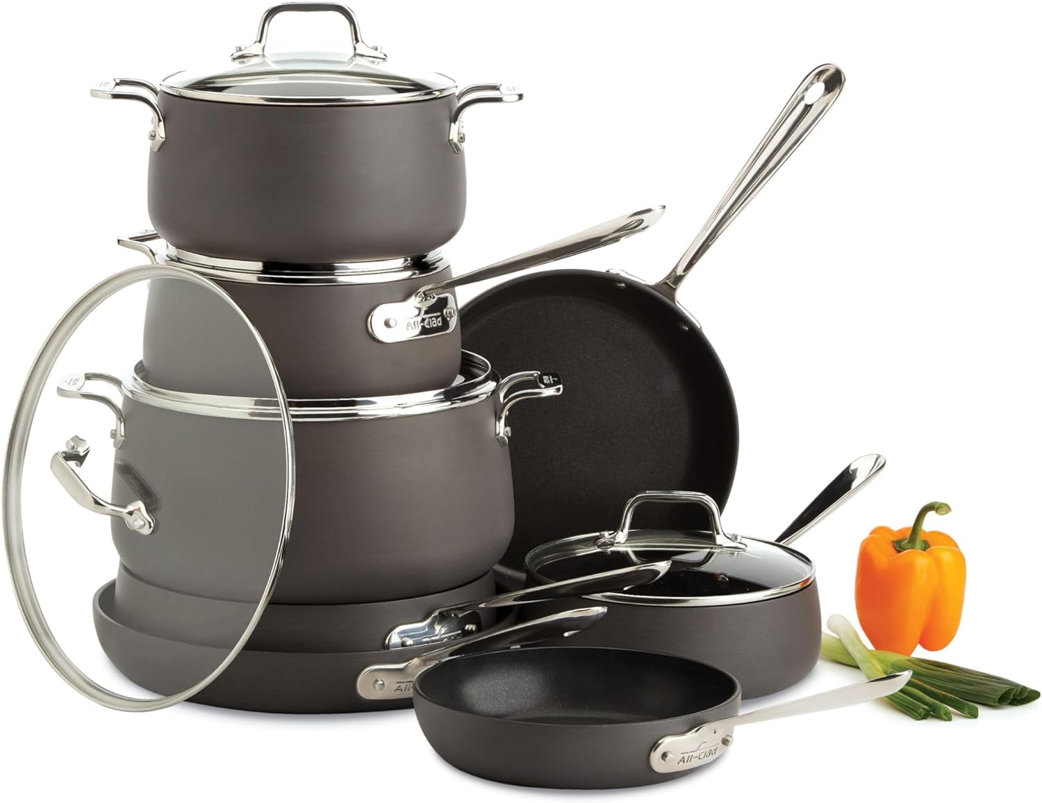 All-Clad HA1 Nonstick Induction Cookware Set