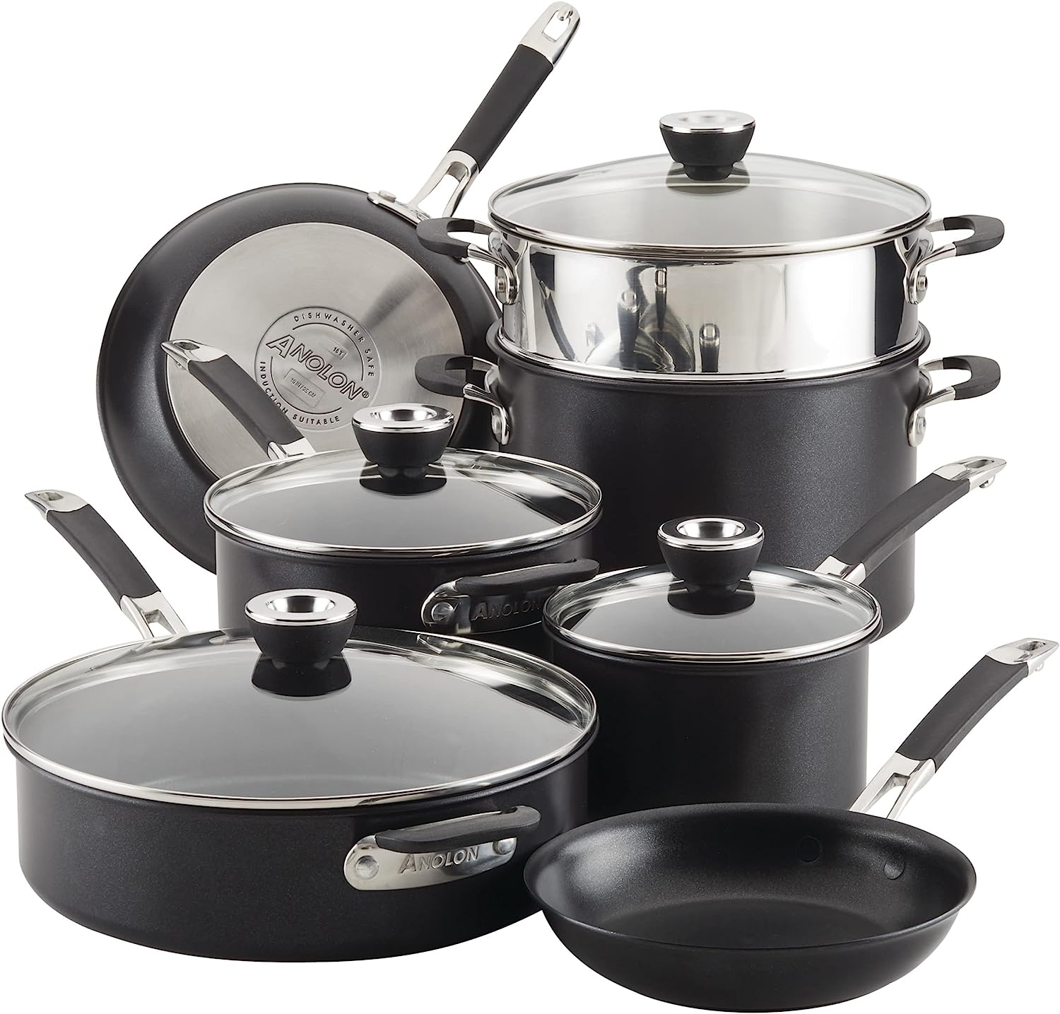 Anolon Smart Stack Hard Anodized Nonstick Cookware