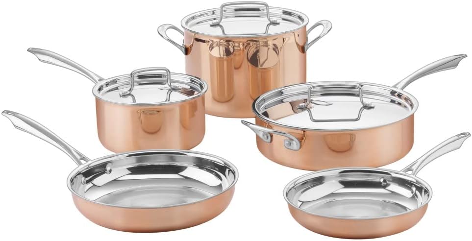 Cuisinart Stainless Steel Copper Band Cookware Set